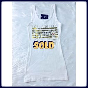 Guess White Tank Top